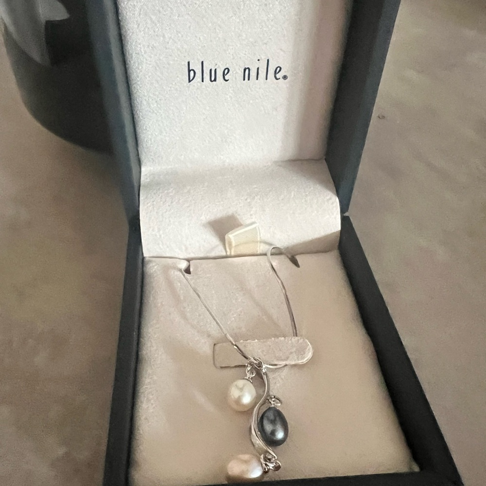 Sterling Silver Pearl Pendant Necklace